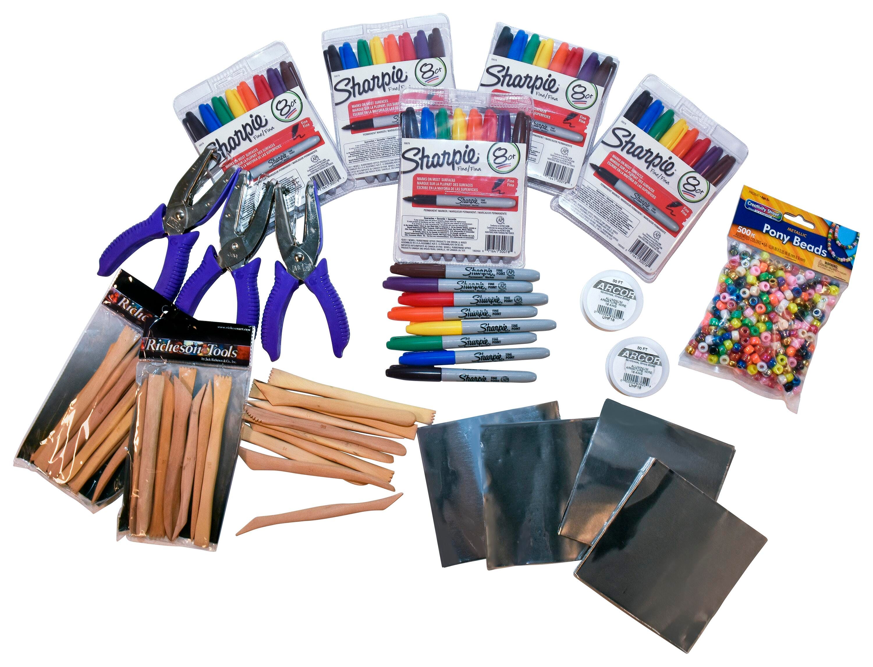 Sax Mexican Tin Relief Classroom Pack, 24 Pieces, Item Number 1429079